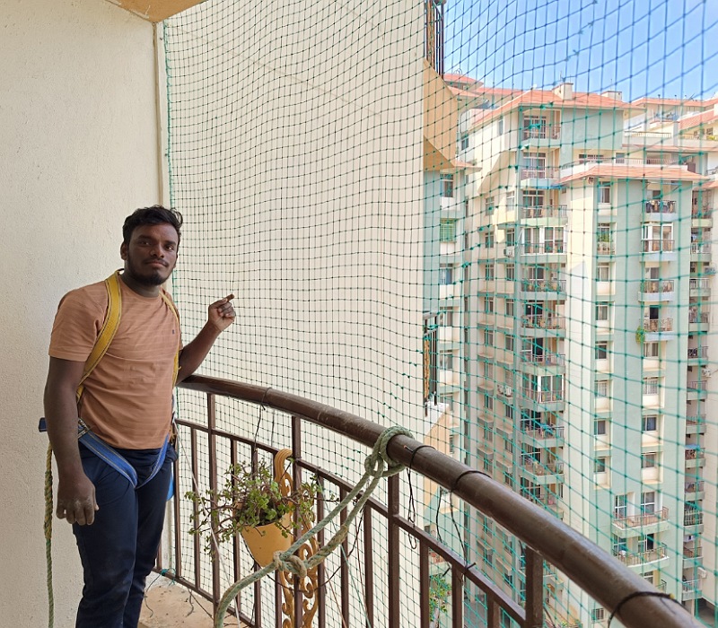 Balcony Net Installation Cost Prices In Chennai Call For